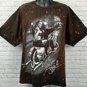 Ride Or Die T Shirt Black Ride It Like You Stole It Biker Motorcycle XXXL 3XL